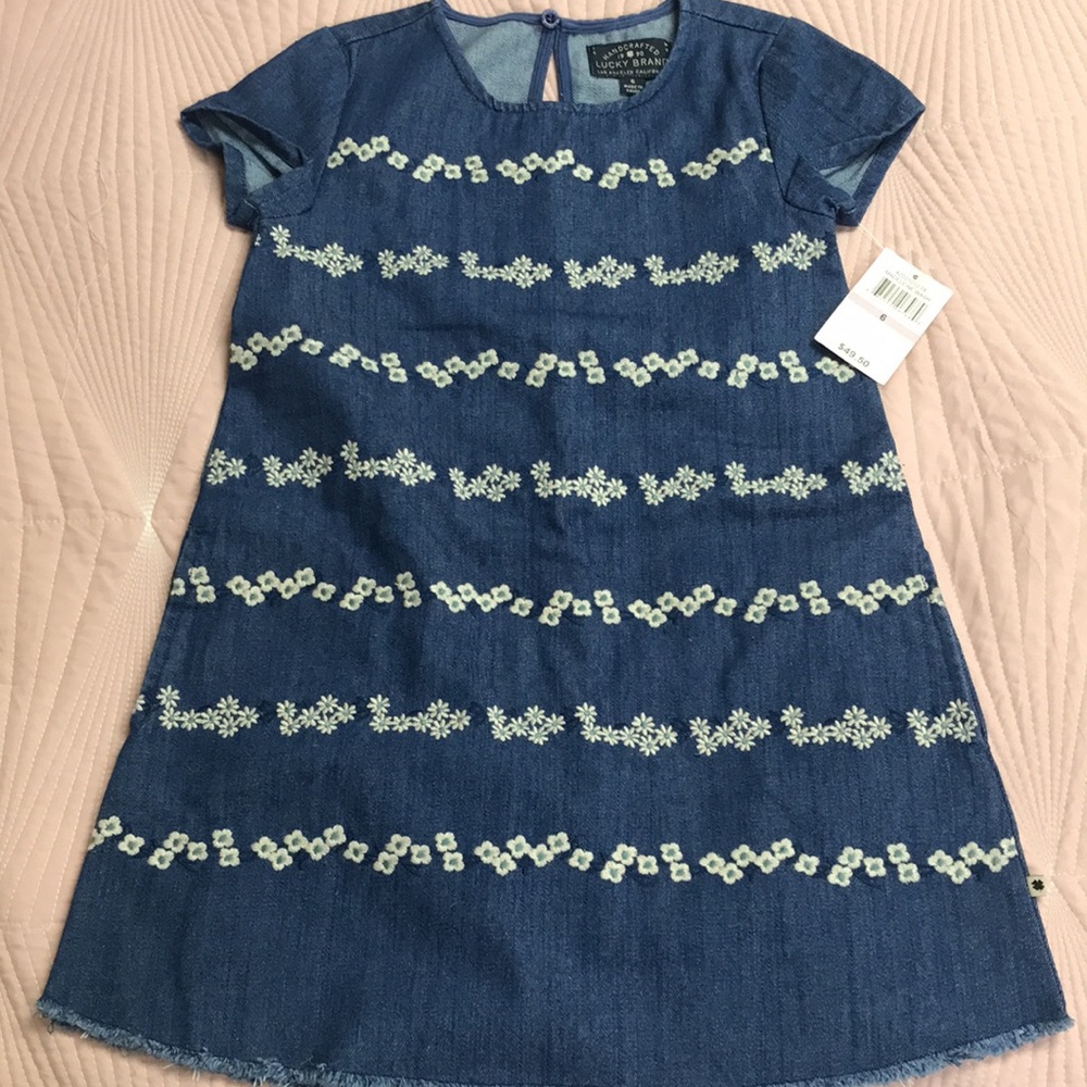 NWT adorable denim dress